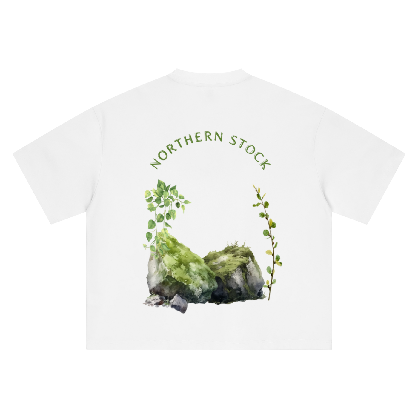 Woodland Forest Boxy Oversized T-Shirt