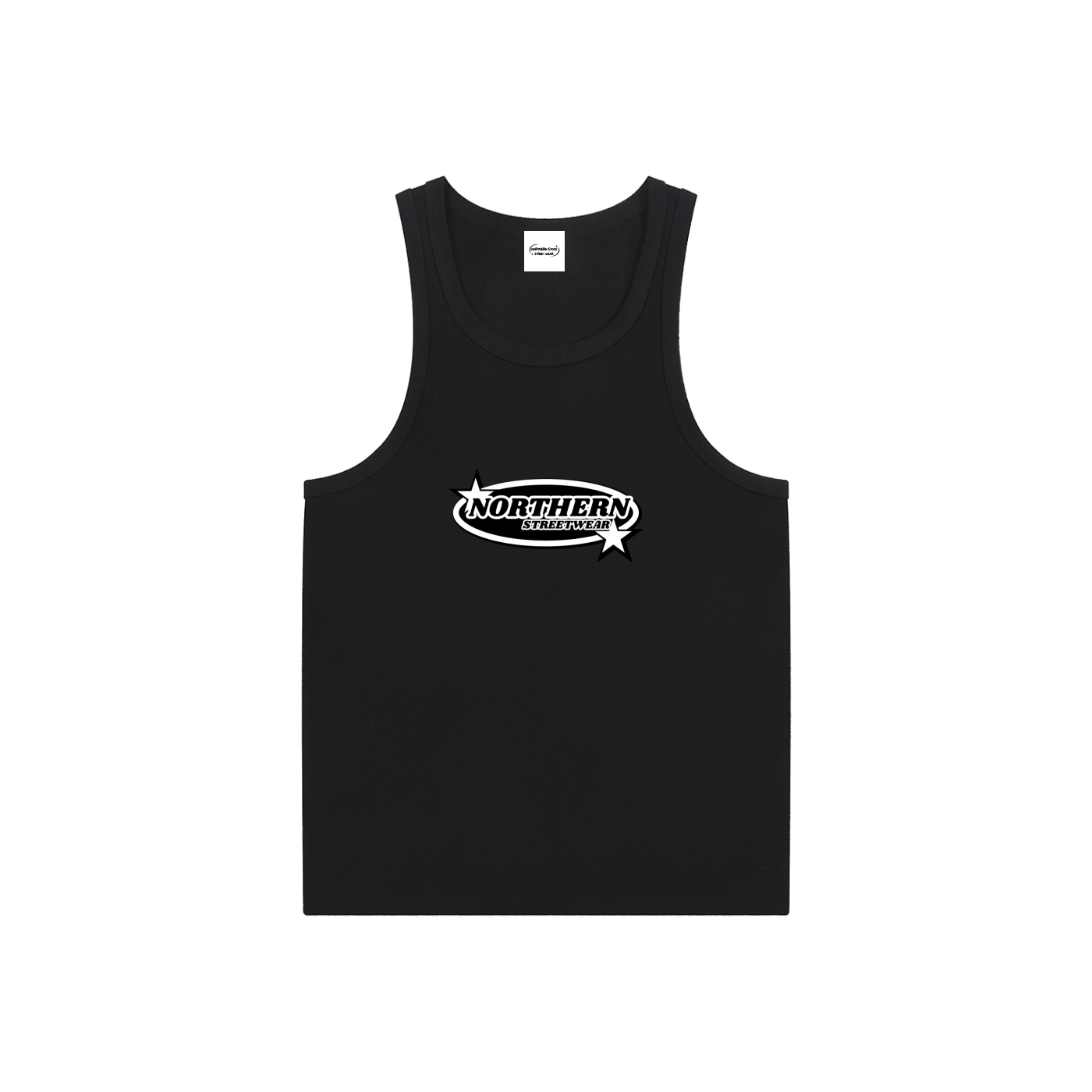 black Outer space Tank Top