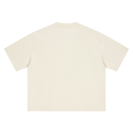 Brown Ticket Boxy Oversized T-Shirt