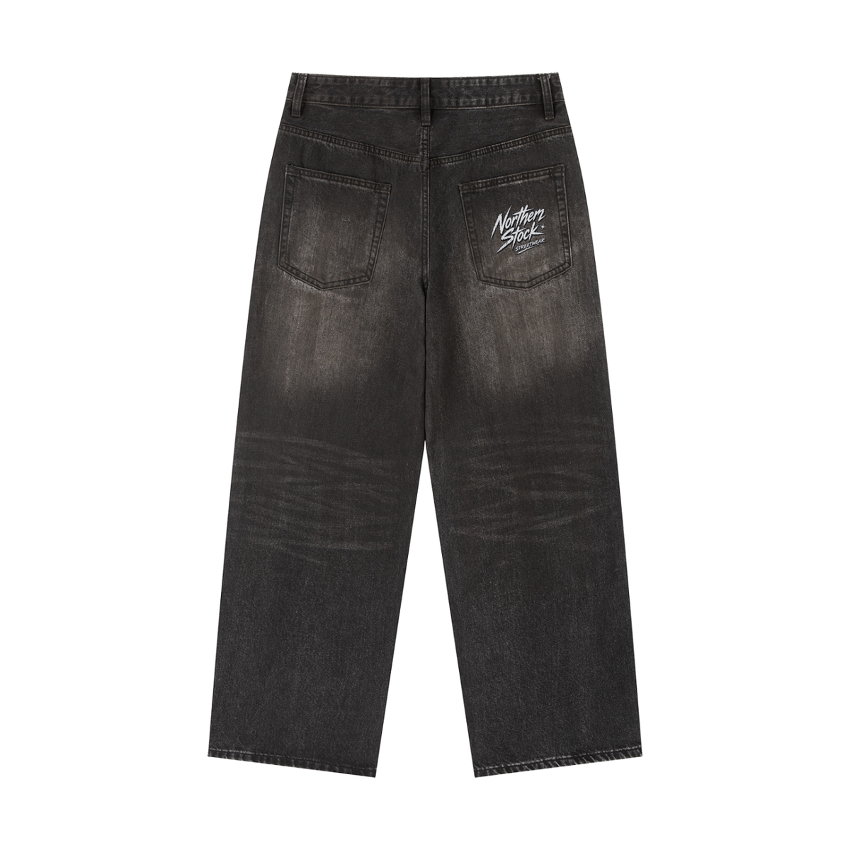 Vintage Wash Heavyweight Denim Jeans