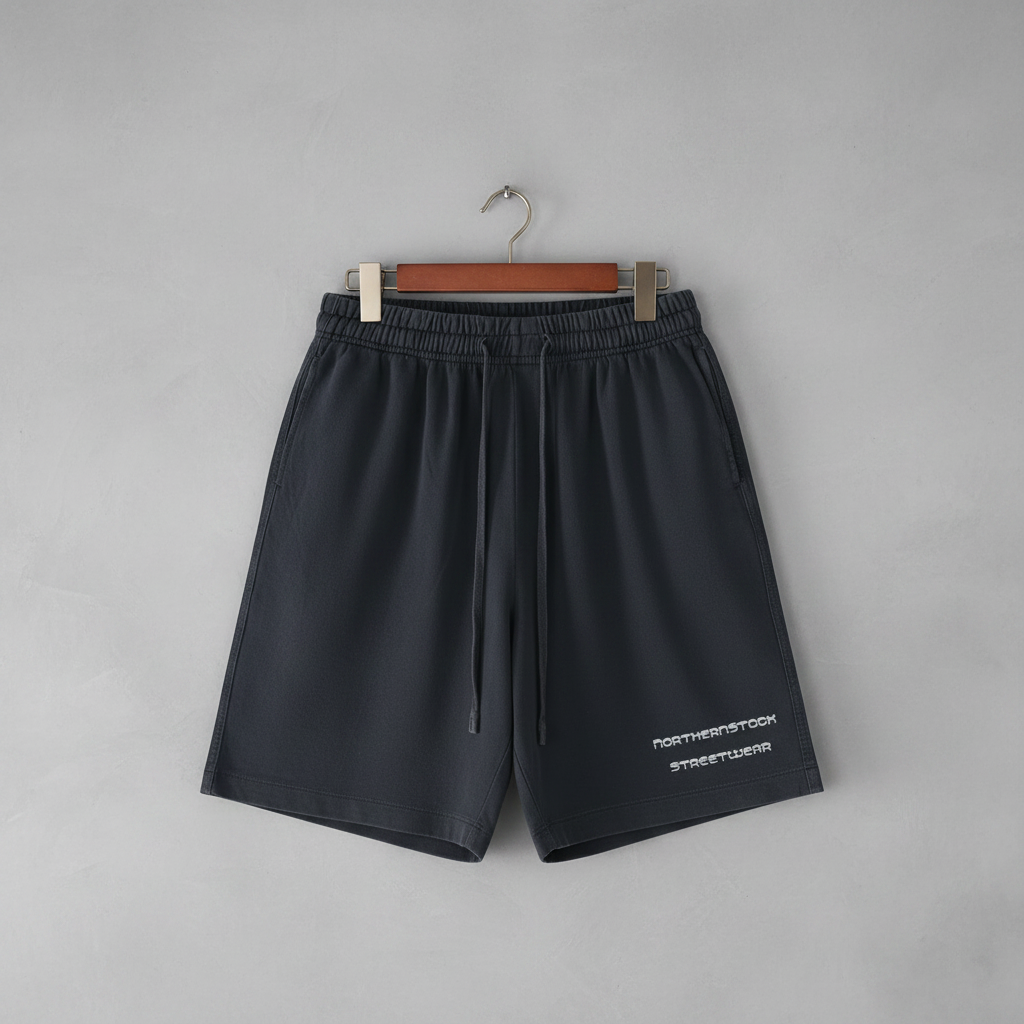 Northern Stock Streetwear Vinyl Wash Cotton Shorts