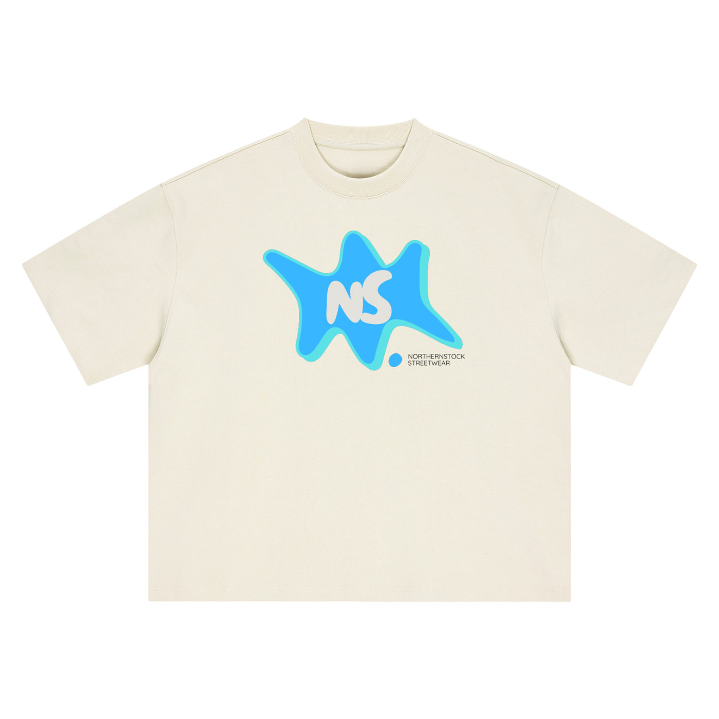 NS bubble Boxy Oversized T-Shirt