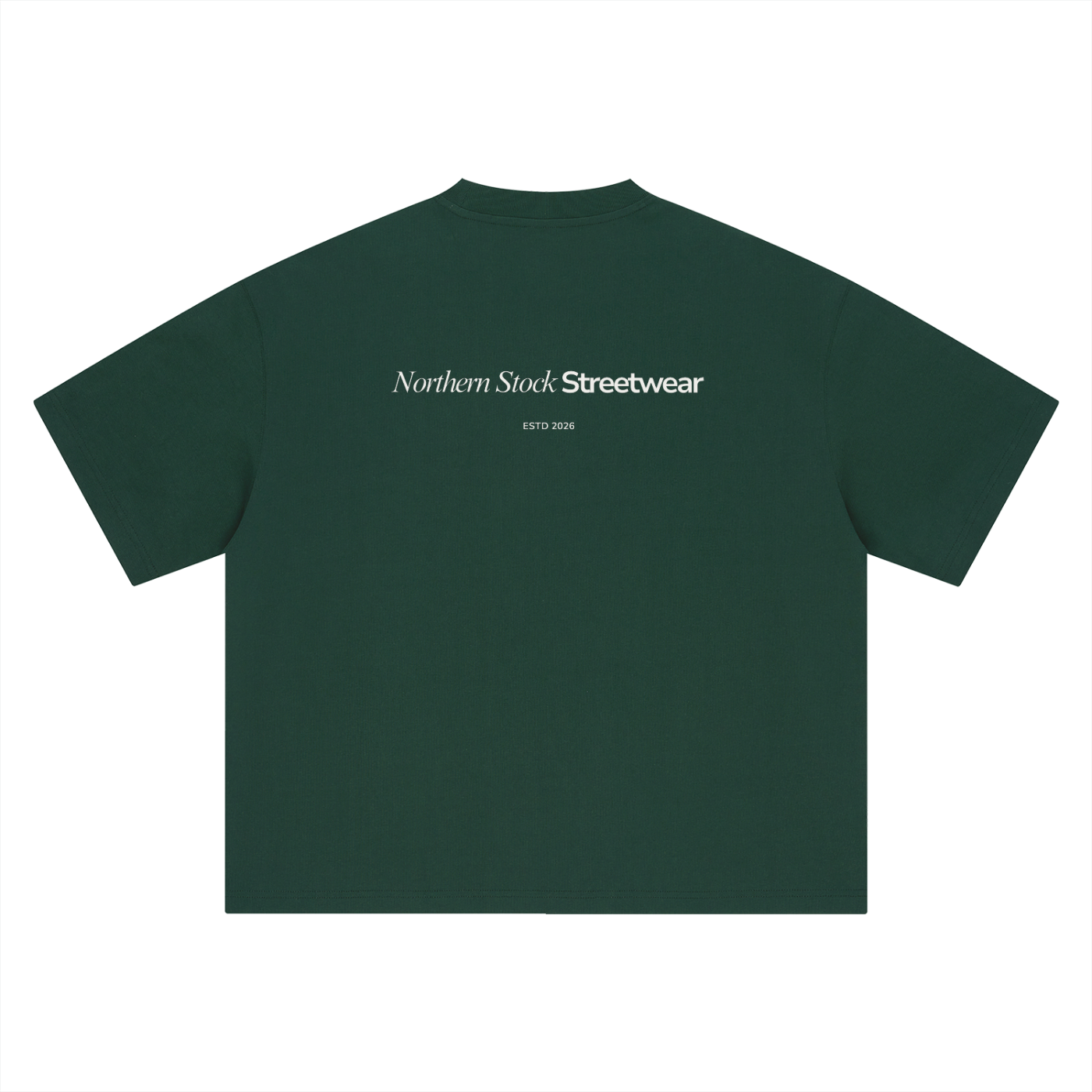 Northern Stock Streetwear back print boxy oversized tee