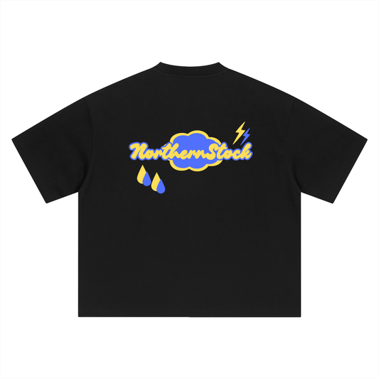 Cloudburst Boxy Oversized T-Shirt