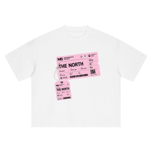 Pink Ticket Boxy Oversized T-Shirt
